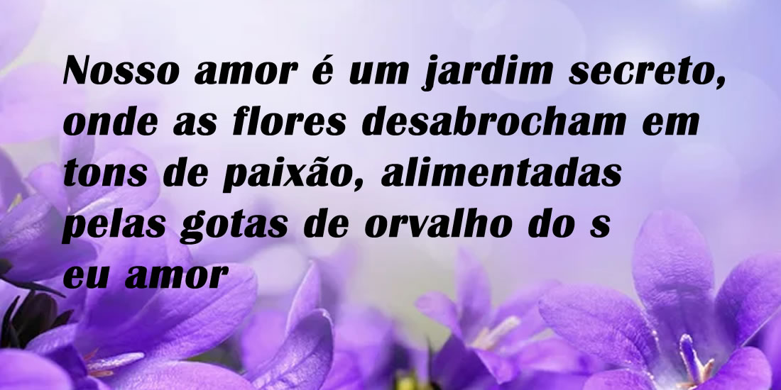 o jardim secreto do nosso amor